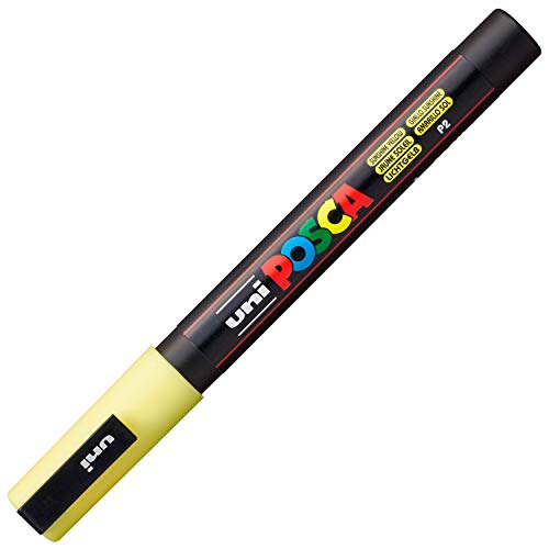POSCA 186510 - POSCA Marker mit feiner Rundspitze, lichtgelb POSCA 186510 - POSCA Marker mit feiner Rundspitze, lichtgelb von Faber-Castell