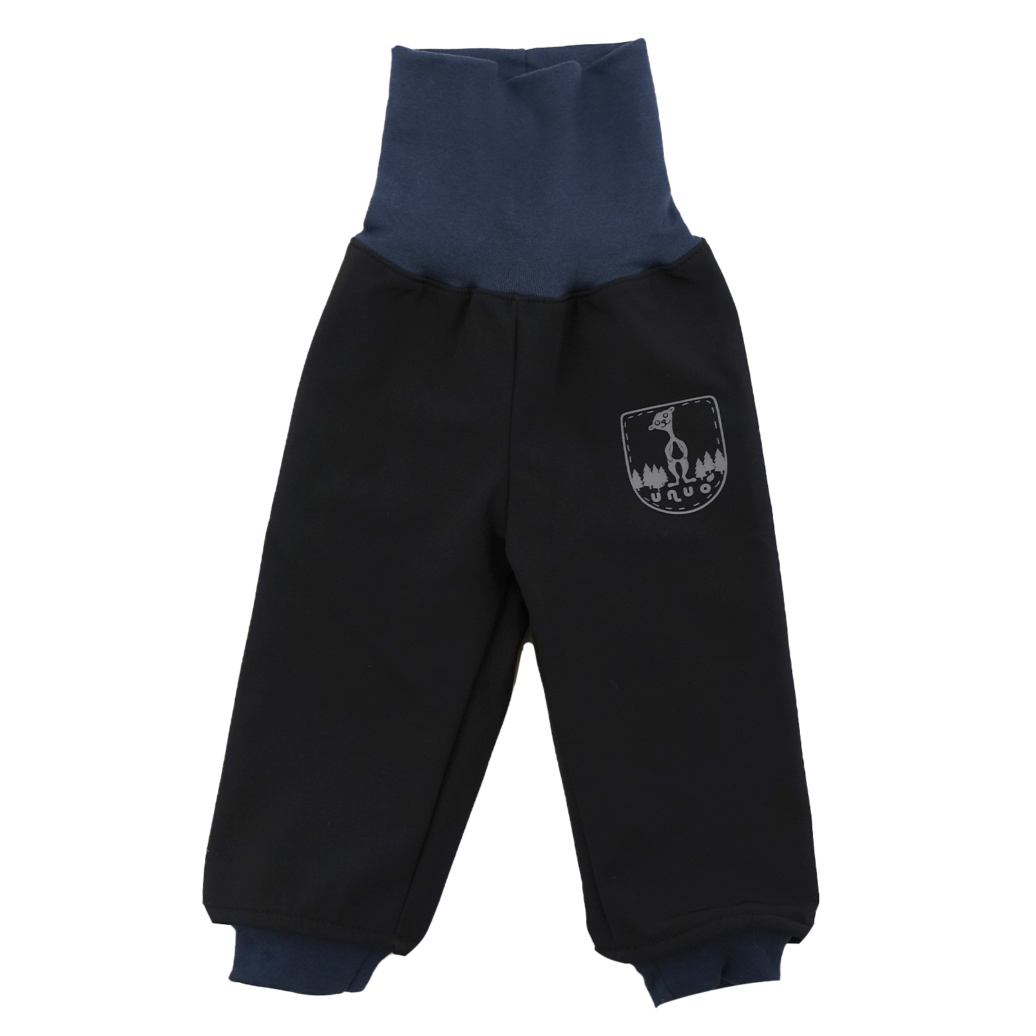 Unuo Outdoor Spielhose mit Fleece  - 74/80 Schwarz von unuo