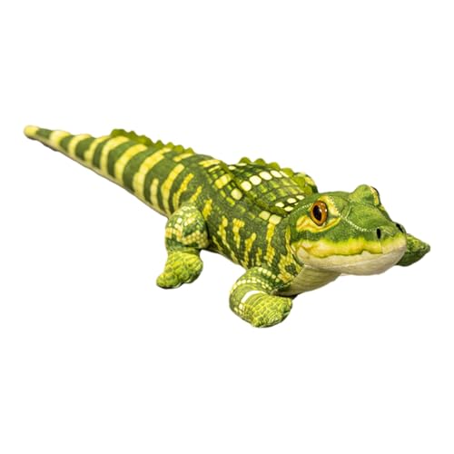 Plüschtier Krokodil – Plüsch Alligator – 50 cm Kollektion Tiere Safari Plüsch – Geschenk für Kinder, Plüsch, umweltfreundliches Spielzeug von usefulbeauty