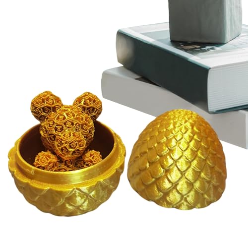 usefulbeauty Dragon Egg Fidget, Drachenei, bedruckt, mit oder als Schreibtischspielzeug, Ostereier, Osterkörbe für Armaturenbretter von usefulbeauty