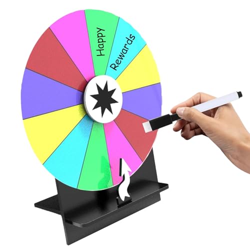 usefulbeauty Drehrad Spiel Mit Ständer - 30 cm Gewinnrad Drehscheibe,Mit 12 Segmenten Und Abwischbarem Stift Für Familienabende Firmenevents Klassenfeste usefulbeauty Drehrad Spiel Mit Ständer - 30 cm Gewinnrad Drehscheibe,Mit 12 Segmenten Und Abwischbarem Stift Für Familienabende Firmenevents Klassenfeste von usefulbeauty