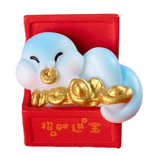 usefulbeauty Figuren aus Kunstharz, Schlangenfigur, kleine Schlange aus Harz | Modell chinesisches Cartoon-Tier, Regalschlangendekor für Zuhause, usefulbeauty Figuren aus Kunstharz, Schlangenfigur, kleine Schlange aus Harz | Modell chinesisches Cartoon-Tier, Regalschlangendekor für Zuhause, von usefulbeauty