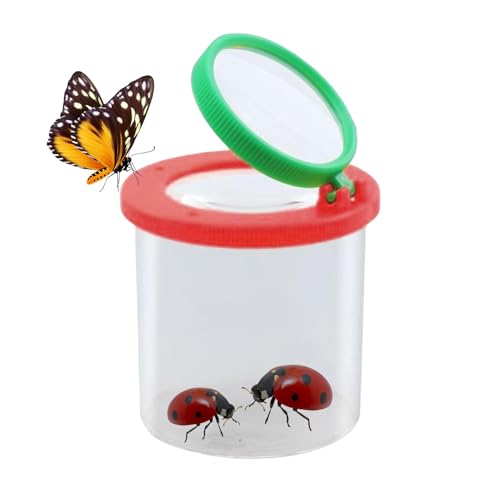 usefulbeauty Fliegenfänger für Fliegenfänger, Fliegenfänger-Set für | Fliegenfänger-Set für Fliegenbeobachtungsbox, Fliegenlupenbehälter, doppelte Vergrößerung für usefulbeauty Fliegenfänger für Fliegenfänger, Fliegenfänger-Set für | Fliegenfänger-Set für Fliegenbeobachtungsbox, Fliegenlupenbehälter, doppelte Vergrößerung für von usefulbeauty