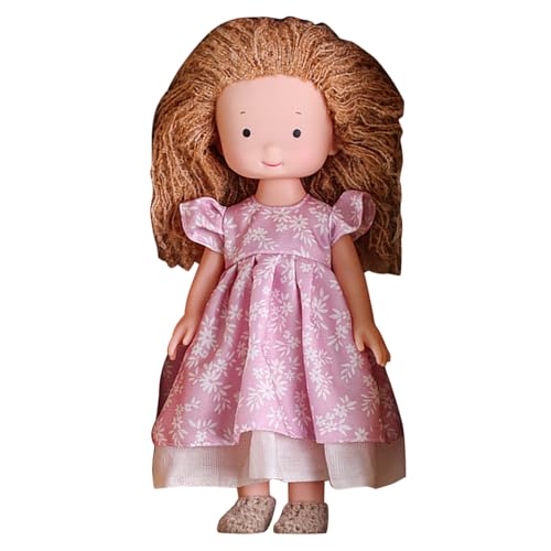 usefulbeauty Handgefertigt, handgestrickt | Soft Girl Tuch mit niedlichem Plüsch | Erste für Mädchen zum Weihnachtsgeburtstag, verbessert die Fantasie und Feinmotorik von usefulbeauty