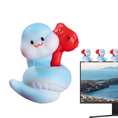 usefulbeauty Harzschlange Modell, Harz Kleine Schlangen Statuen, Miniaturfigur Tiermodell, Chinesisches Cartoon-Tier, Regalschlangen- für Zuhause von usefulbeauty