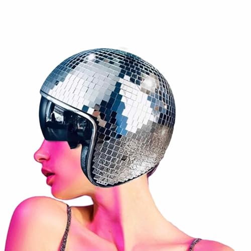 usefulbeauty Lustiger Helm, Glitzer-Helm mit einziehbarem Visier, Kleidung für Festivals, Hochzeiten, Familienfeiern, Karneval und festliche Veranstaltungen usefulbeauty Lustiger Helm, Glitzer-Helm mit einziehbarem Visier, Kleidung für Festivals, Hochzeiten, Familienfeiern, Karneval und festliche Veranstaltungen von usefulbeauty