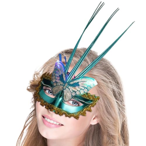 usefulbeauty Maskerademaske für Frauen, Halbmaske, Glitzer, Schmetterlings-Augenmaske, Glitzer-Augenmaske, Glitzer-Maske, Party-Cosplay-Zubehör, für Party usefulbeauty Maskerademaske für Frauen, Halbmaske, Glitzer, Schmetterlings-Augenmaske, Glitzer-Augenmaske, Glitzer-Maske, Party-Cosplay-Zubehör, für Party von usefulbeauty
