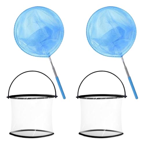 usefulbeauty Schmetterlings-Fangnetz | Teleskop-Netz, für Kinder, rutschfester Griff für den Außenbereich, Pool, Garten, von usefulbeauty