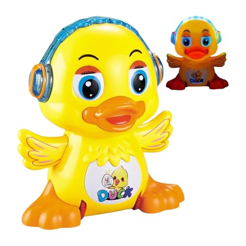 usefulbeauty Tanzende Ente, tanzende Ente | interaktives musikalisches Entenspielzeug mit Licht – elektrisches Comic-Entenspielzeug, bewegliches Tanzspielzeug für von usefulbeauty