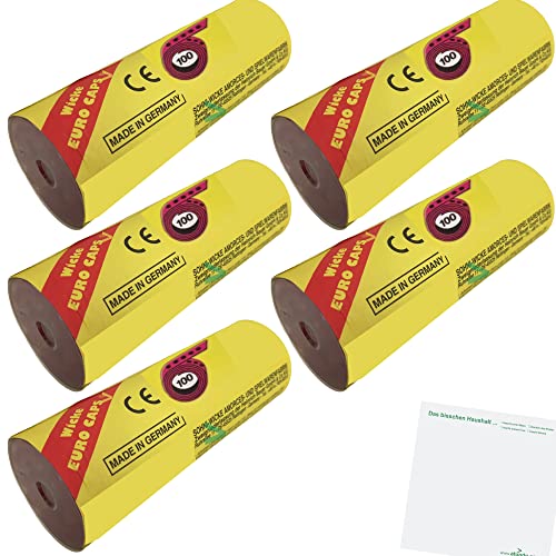 usy 1000 Schuss Munition Blisterrolle für Wicke Euro Caps Revolver 5er Pack (5X 10x100 Schuss Rollen) Block von usy
