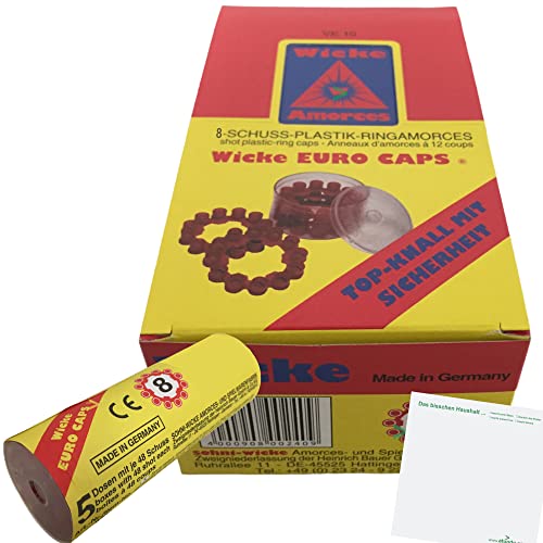 usy 8 Schuss Munition für Wicke Euro Caps Revolver (10er Pack) Block von usy