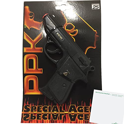 usy PPK 25-Schuss Pistole Special Agent 158mm mit Wicke Euro Caps Munition Block von usy