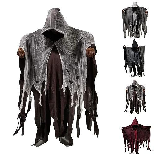 Sensenmann Kostüm Lustig Umhang Mit Kapuze - Halloween Kostüm Erwachsene Cosplay Horror Teufel Umhang Gruselig Karneval Hexenumhang Costume Cape Mittelalter Kleidung Sensenmann Kostüm Lustig Umhang Mit Kapuze - Halloween Kostüm Erwachsene Cosplay Horror Teufel Umhang Gruselig Karneval Hexenumhang Costume Cape Mittelalter Kleidung von uxxnjfg