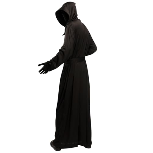 uxxnjfg Sensenmann Kostüm Umhang Mit Kapuze - Halloween Kostüm Anzug Cosplay Horror Teufel Umhang mit Gürtel Handschuhe Gruselig Witch Karneval Vampirumhang Hexenumhang Costume Cape uxxnjfg Sensenmann Kostüm Umhang Mit Kapuze - Halloween Kostüm Anzug Cosplay Horror Teufel Umhang mit Gürtel Handschuhe Gruselig Witch Karneval Vampirumhang Hexenumhang Costume Cape von uxxnjfg