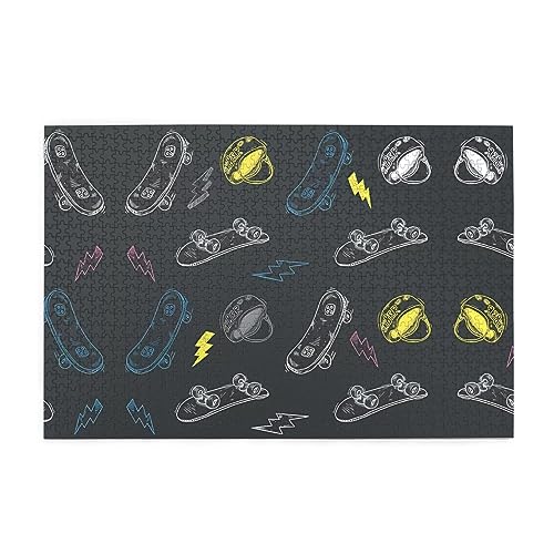 Personalisiertes Puzzle – Erstellen Sie ein individuelles Bilderpuzzle für Familienspaß und Entspannung, 1000-teiliges Graffiti-Skateboard Personalisiertes Puzzle – Erstellen Sie ein individuelles Bilderpuzzle für Familienspaß und Entspannung, 1000-teiliges Graffiti-Skateboard von vacsAX