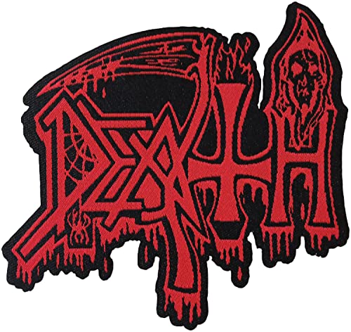 Death Cut Out Logo Patch von value-merch