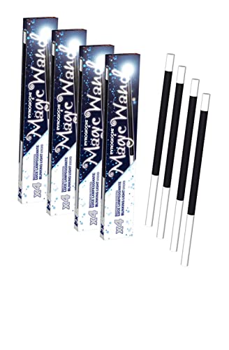 vama Magic Wand Blitztürme Blinkstäbe Blinker Strobe Sticks für Fotografie Halloween Hochzeit Geburtstag Party tierfreundlich Jugendfeuerwerk (4 Packungen) von vama