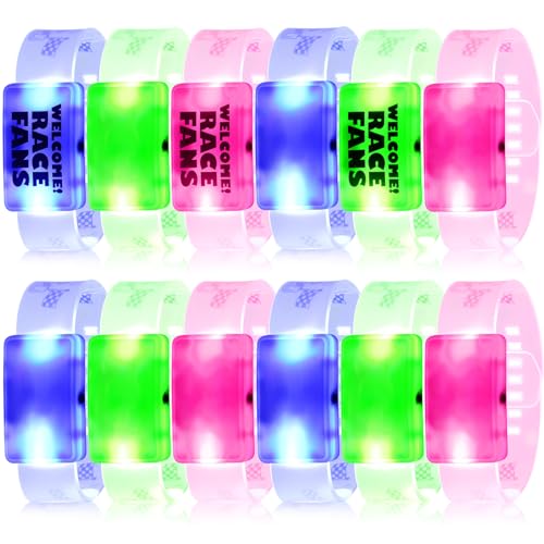 vamei 12Pcs LED Leuchtarmbänder für Kinder Party Mitgebsel Kindergeburtstag Armbänder Leuchtspielzeug Klassenzimmer Preise Party Gadgets Weihnacht Halloween Geburtstag Geschenke (3 Farben, Renn Stil) vamei 12Pcs LED Leuchtarmbänder für Kinder Party Mitgebsel Kindergeburtstag Armbänder Leuchtspielzeug Klassenzimmer Preise Party Gadgets Weihnacht Halloween Geburtstag Geschenke (3 Farben, Renn Stil) von vamei
