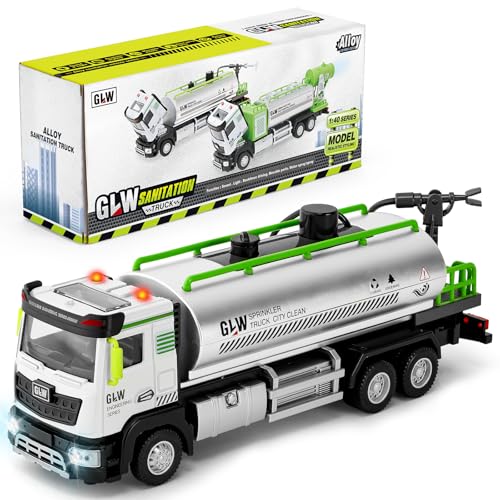 vamei Legierung LKW Spielzeug, Müllauto Spielzeug mit Sound & Licht Wasserverschlingung, 1:40 Transporter Lastwagen Auto Lastwagen Spielzeug Geschenk für Kinder Jungen Mädchen 3 4 5 6 Jahre vamei Legierung LKW Spielzeug, Müllauto Spielzeug mit Sound & Licht Wasserverschlingung, 1:40 Transporter Lastwagen Auto Lastwagen Spielzeug Geschenk für Kinder Jungen Mädchen 3 4 5 6 Jahre von vamei