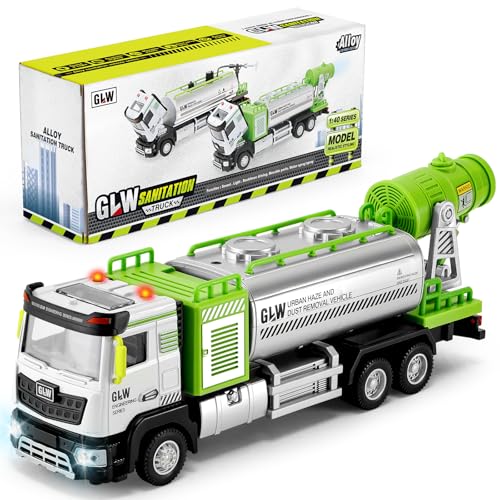 vamei Legierung LKW Spielzeug, Müllauto Spielzeug mit Sound & Licht Zerstäuben, 1:40 Transporter Lastwagen Auto Lastwagen Spielzeug Geschenk für Kinder Jungen Mädchen 3 4 5 6 Jahre vamei Legierung LKW Spielzeug, Müllauto Spielzeug mit Sound & Licht Zerstäuben, 1:40 Transporter Lastwagen Auto Lastwagen Spielzeug Geschenk für Kinder Jungen Mädchen 3 4 5 6 Jahre von vamei