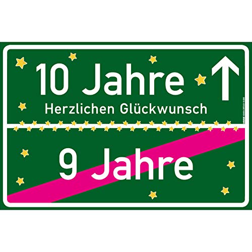 vanva 10 Geschenk Junge Schild mit Spruch Herzlichen Glückwunsch Ortsschild Geschenk für Sohn 10 Jahre Party Deko Geschenkideen für den 10 Geburtstag Dunkelgrün vanva 10 Geschenk Junge Schild mit Spruch Herzlichen Glückwunsch Ortsschild Geschenk für Sohn 10 Jahre Party Deko Geschenkideen für den 10 Geburtstag Dunkelgrün von vanva