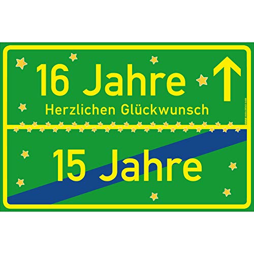 vanva 16 Jahre Herzlichen Glückwunsch Schild - Dekoration Partydeko Geschenk für den 16 Geburtstag Geschenk für Freund 16 Jahre Party Deko Geschenkideen für den 16 Geburtstag Grün vanva 16 Jahre Herzlichen Glückwunsch Schild - Dekoration Partydeko Geschenk für den 16 Geburtstag Geschenk für Freund 16 Jahre Party Deko Geschenkideen für den 16 Geburtstag Grün von vanva