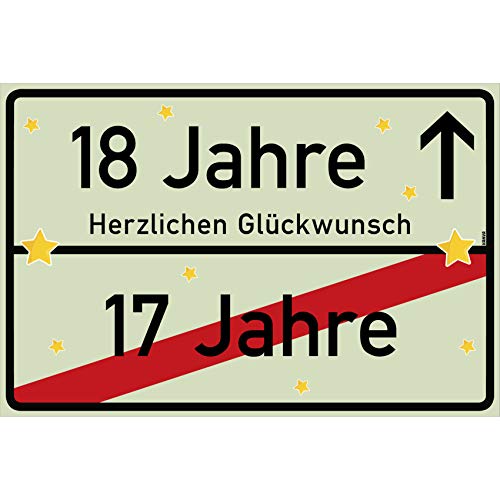 vanva 18 Jahre Geburtstag - Lustige Geschenke für den 18 Geburtstag Herzlichen Glückwunsch Hellgrün vanva 18 Jahre Geburtstag - Lustige Geschenke für den 18 Geburtstag Herzlichen Glückwunsch Hellgrün von vanva
