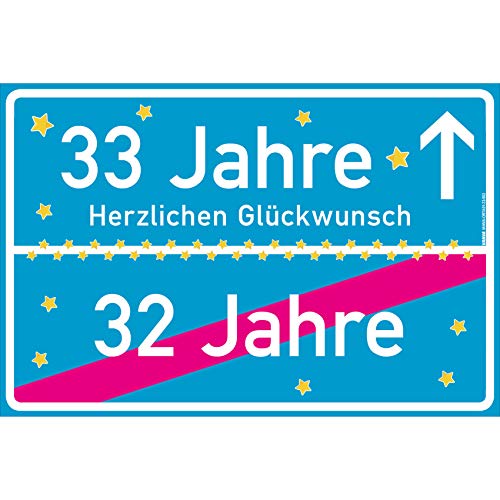 vanva 33 Geschenk Mädchen Schild mit Spruch 30x20 cm Herzlichen Glückwunsch Ortsschild Geschenk für Junge 33 Jahre Party Deko Geschenkideen für den 33 Geburtstag Türkis vanva 33 Geschenk Mädchen Schild mit Spruch 30x20 cm Herzlichen Glückwunsch Ortsschild Geschenk für Junge 33 Jahre Party Deko Geschenkideen für den 33 Geburtstag Türkis von vanva