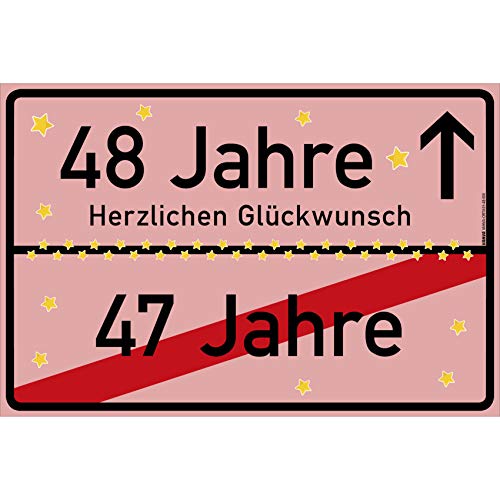 vanva 48 Jahre Party Deko Schild für den 48 Geburtstag Mädchen und Jungen Herzlichen Glückwunsch Spruch im Ortsschild Design Geschenk für Frauen 48 Jahre Party Deko Geschenkideen 48 Geburtstag Rosa vanva 48 Jahre Party Deko Schild für den 48 Geburtstag Mädchen und Jungen Herzlichen Glückwunsch Spruch im Ortsschild Design Geschenk für Frauen 48 Jahre Party Deko Geschenkideen 48 Geburtstag Rosa von vanva