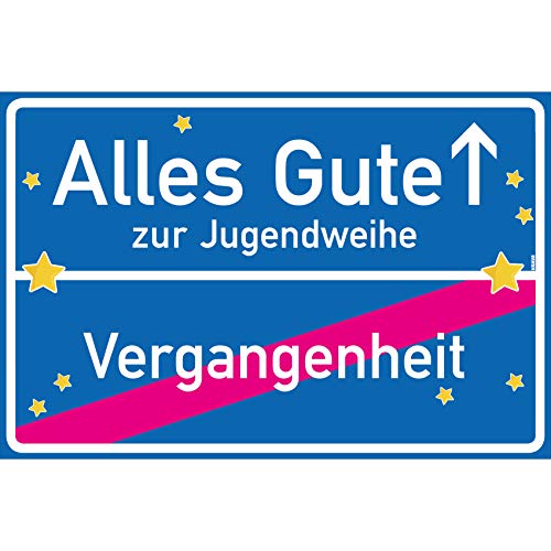 vanva Alles Gute zur Jugendweihe Ortsschild Jugendweihe Karten Schild 30x20 cm Lustiges Zur Jugendweihe Jugendweihe Deko Dunkelblau vanva Alles Gute zur Jugendweihe Ortsschild Jugendweihe Karten Schild 30x20 cm Lustiges Zur Jugendweihe Jugendweihe Deko Dunkelblau von vanva