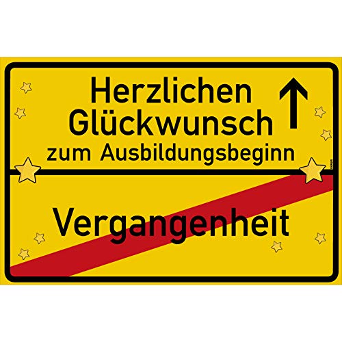 vanva Herzlichen Glückwunsch zum Ausbildungsbeginn Ortsschild Karte Alles Gute Für Die Zukunft Schild 30x20 cm Alles Gute Für Die Zukunft Für Die Zukunft SEH Ich Schwarz Gelb vanva Herzlichen Glückwunsch zum Ausbildungsbeginn Ortsschild Karte Alles Gute Für Die Zukunft Schild 30x20 cm Alles Gute Für Die Zukunft Für Die Zukunft SEH Ich Schwarz Gelb von vanva