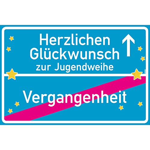 vanva Herzlichen Glückwunsch zur Jugendweihe Ortsschild Jugendweihe Schild 30x20 cm Jugendweihe Karten Lustiges Zur Jugendweihe Türkis vanva Herzlichen Glückwunsch zur Jugendweihe Ortsschild Jugendweihe Schild 30x20 cm Jugendweihe Karten Lustiges Zur Jugendweihe Türkis von vanva