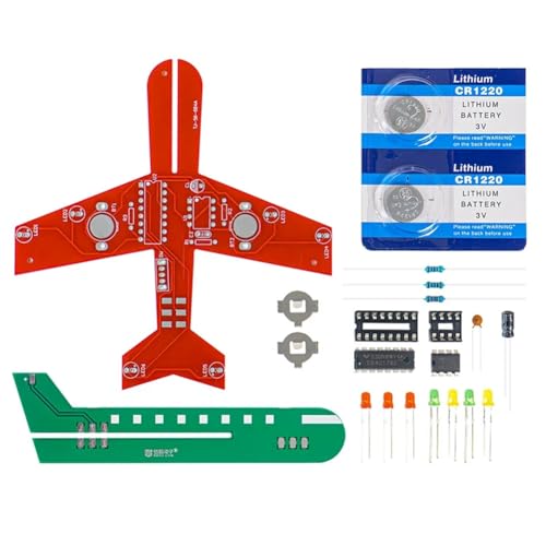 Blitzschaltung für Kleine Flugzeuge, Cd4017, Strömungslampe, Elektronisches Produktionsset, DIY-Schweißübungs-Leiterplattenteile Blitzschaltung für Kleine Flugzeuge, Cd4017, Strömungslampe, Elektronisches Produktionsset, DIY-Schweißübungs-Leiterplattenteile von vdha