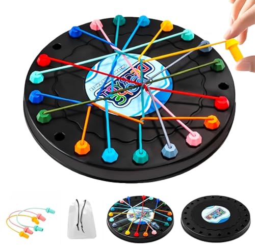 Brettspiel zum Lösen von Seilen, Spielzeug mit gedrehtem Seil, Brettspiele, schlaue Knoten, Seilentwirrung, Strategie-Brettspiel, lustiges und herausforderndes Puzzle, Brettspiel für Brettspiel zum Lösen von Seilen, Spielzeug mit gedrehtem Seil, Brettspiele, schlaue Knoten, Seilentwirrung, Strategie-Brettspiel, lustiges und herausforderndes Puzzle, Brettspiel für von vecora