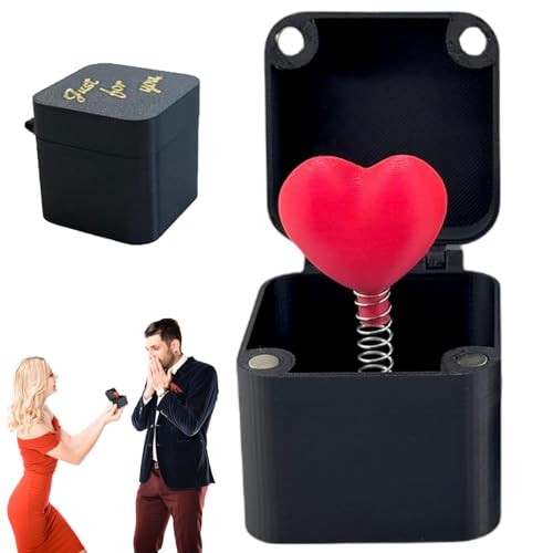 vecora Valentinstagsgeschenke für Sie und Ihn, Liebe in einer Box, Liebesüberraschungs-Geschenk-Box, 3D-bedruckte Überraschungsgeschenkbox, lustige Herz-Symbol-Box, Neuheitsgeschenke, von vecora