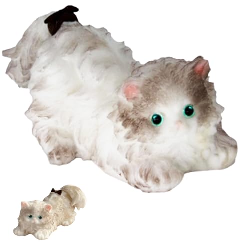 vecora Katzen-Stressabbau-Spielzeug, Quetschen, Quetschen für Kinder und Erwachsene, Geburtstagsgeschenk, Campus-Partygeschenke, Osterkorbfüller (Curry) von vecora