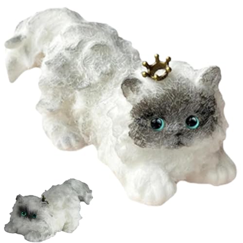 vecora Katzen-Stressabbau-Spielzeug, Quetschen für Kinder und Erwachsene, Geburtstagsgeschenk, Campus-Partygeschenke, Osterkorbfüller (schwarz) von vecora