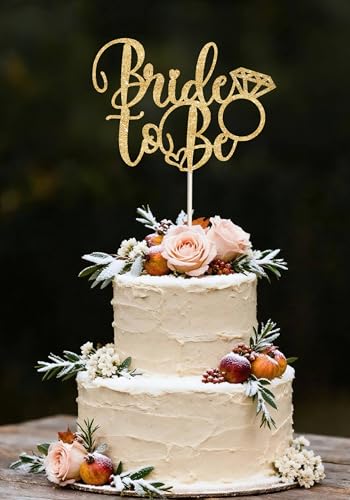 Brautparty-Dekorationen, Brautparty-Dekoration, goldene Brautparty, Kuchendekoration, für Hochzeitsfeiern, Verlobungspartys, Junggesellinnenabschiede von veegood