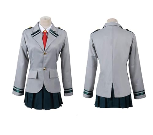 vewoza MHA Cosplay Outfit Schuluniform MHA Todoroki/Bakugou/Midoriya Izuku/Uraraka Ochako Cosplay MHA Kostüm Halloween Karneval (Mha 2, XL) von vewoza