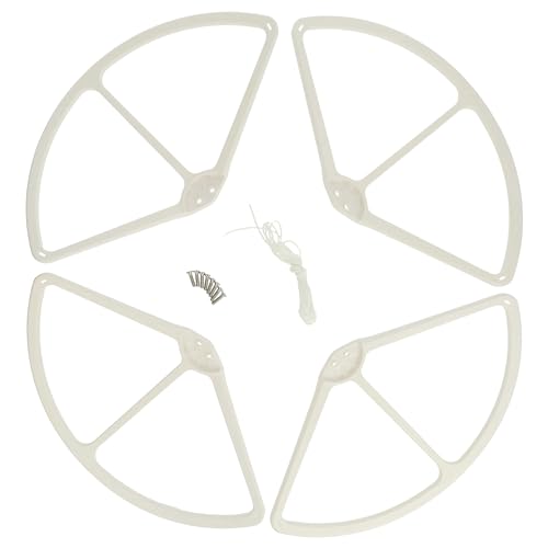 vhbw 4X Propellerschutz kompatibel mit DJI Phantom 3 Advanced, 3 Professional, 2 Vision, 2 Vision + Plus, FC40, 1, 2 Drohne, Weiß von vhbw