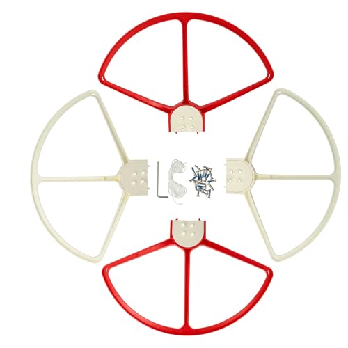 vhbw 4X Propellerschutz kompatibel mit DJI Phantom 3 Advanced, 3 Professional, 2 Vision, 2 Vision + Plus, FC40, 2 Drohne, Rot, Weiß vhbw 4X Propellerschutz kompatibel mit DJI Phantom 3 Advanced, 3 Professional, 2 Vision, 2 Vision + Plus, FC40, 2 Drohne, Rot, Weiß von vhbw