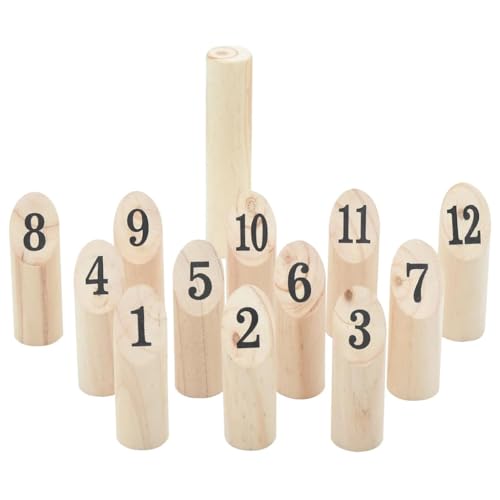vidaXL Kubb Spielset 13-TLG., Wurfspiel mit Tragetasche, Holzspiel für Familienfeiern, Wikingerspiel Gartenspiel, Massivholz Kiefer vidaXL Kubb Spielset 13-TLG., Wurfspiel mit Tragetasche, Holzspiel für Familienfeiern, Wikingerspiel Gartenspiel, Massivholz Kiefer von vidaXL