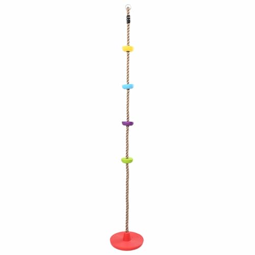 vidaXL Mehrfarbige Kunststoff-Scheibe für Kinder | Outdoor-Spaß mit 80Kg Tragfähigkeit | Einfach aufzubauen und tragbar von vidaXL