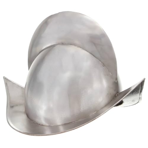 vidaXL Mittelalterlicher Ritter Helm Morion Ritterhelm Kreuzritter Rüstung Stahlhelm Antik Replik LARP Halloween-Party Morion Reenactment Rüstung Silbern Stahl von vidaXL