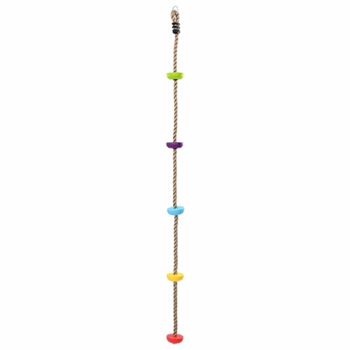 vidaXL Outdoor Kletterseil Set für Kinder | Bunt | Langlebiges Polyester | Maximal 75 kg Gewichtskapazität | Ideal für 3-10 Jahre | Fördert Spiel und Bewegung | Spielzeug für Kinder | Abenteuer | Bunt vidaXL Outdoor Kletterseil Set für Kinder | Bunt | Langlebiges Polyester | Maximal 75 kg Gewichtskapazität | Ideal für 3-10 Jahre | Fördert Spiel und Bewegung | Spielzeug für Kinder | Abenteuer | Bunt von vidaXL
