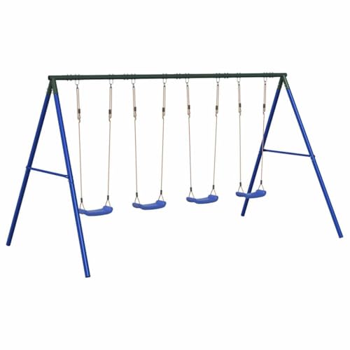 vidaXL Schaukel-Set mit 4 Schaukelsitzen, Schaukel-Set, Gartenschaukel, Outdoor Spielset, Schaukel, Gartenschaukel, Spielgerät für Kinder, Spielgerät vidaXL Schaukel-Set mit 4 Schaukelsitzen, Schaukel-Set, Gartenschaukel, Outdoor Spielset, Schaukel, Gartenschaukel, Spielgerät für Kinder, Spielgerät von vidaXL