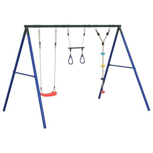 vidaXL Schaukel-Set mit Schaukelsitz Trapez und Kletterschaukel, Schaukel-Set, Gartenschaukel, Outdoor Spielset, Schaukel, Gartenschaukel vidaXL Schaukel-Set mit Schaukelsitz Trapez und Kletterschaukel, Schaukel-Set, Gartenschaukel, Outdoor Spielset, Schaukel, Gartenschaukel von vidaXL