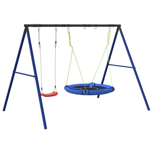 vidaXL Schaukel-Set mit Schaukelsitz und Nestschaukel, Schaukel-Set, Gartenschaukel, Outdoor Spielset, Schaukel, Gartenschaukel, Spielgerät für Kinder vidaXL Schaukel-Set mit Schaukelsitz und Nestschaukel, Schaukel-Set, Gartenschaukel, Outdoor Spielset, Schaukel, Gartenschaukel, Spielgerät für Kinder von vidaXL