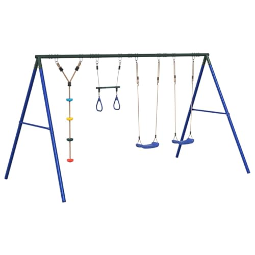 vidaXL Schaukel-Set mit Schaukelsitzen Trapez und Kletterschaukel, Schaukel-Set, Gartenschaukel, Outdoor Spielset, Schaukel, Gartenschaukel vidaXL Schaukel-Set mit Schaukelsitzen Trapez und Kletterschaukel, Schaukel-Set, Gartenschaukel, Outdoor Spielset, Schaukel, Gartenschaukel von vidaXL