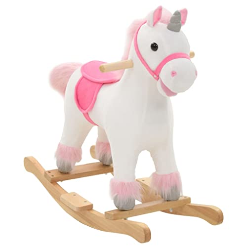 vidaXL Schaukeltier Einhorn Plüsch Schaukelpferd Schaukelspielzeug Kinder Baby vidaXL Schaukeltier Einhorn Plüsch Schaukelpferd Schaukelspielzeug Kinder Baby von vidaXL
